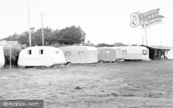Sunnyside Caravan Site c.1960, Brean
