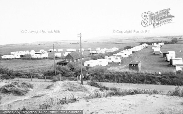 Photo of Brean, The Caravan Sites c.1955