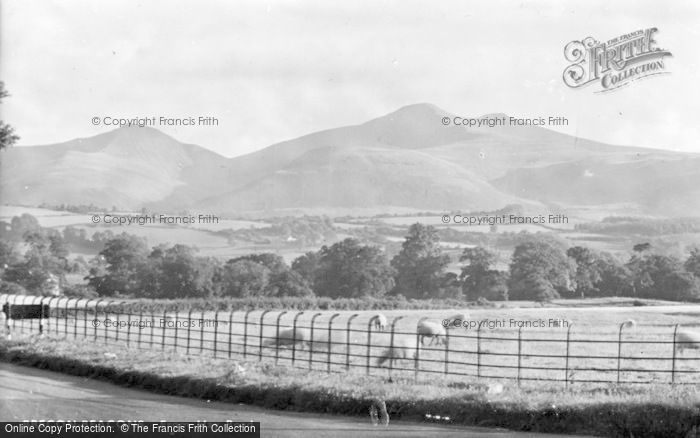 Photo of Brecon, Brecon Beacons From Hay Road c.1955