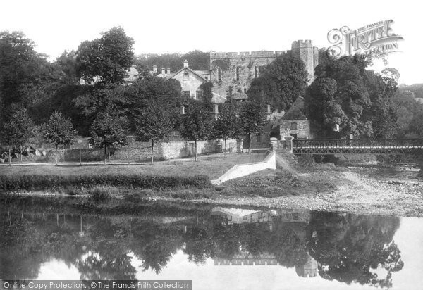 Photo of Brecon, Castle And River Usk 1899