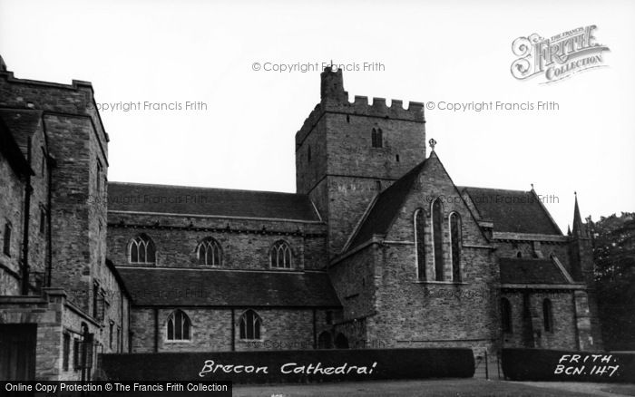 Photo of Brecon, Cathedral c.1965