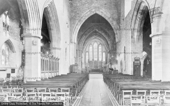 Photo of Brecon, Cathedral, The Nave c.1965