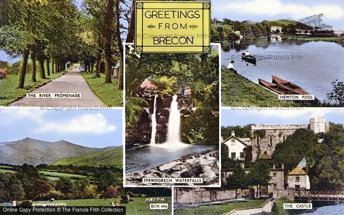 Photo of Brecon, Composite c.1955