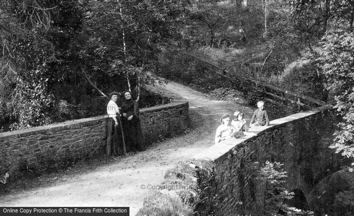 Photo of Brecon, Ffrwdgrech Waterfalls Bridge 1910