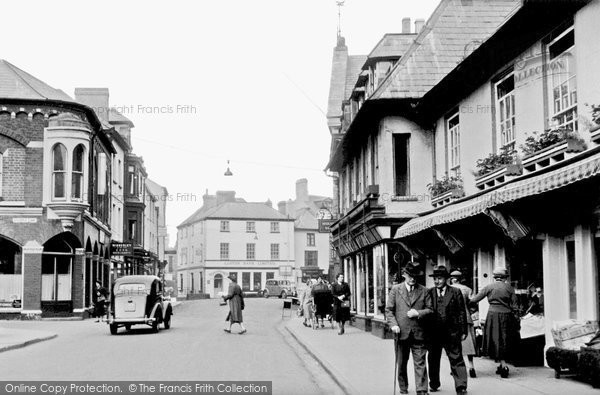 Photo of Brecon, High Street 1955