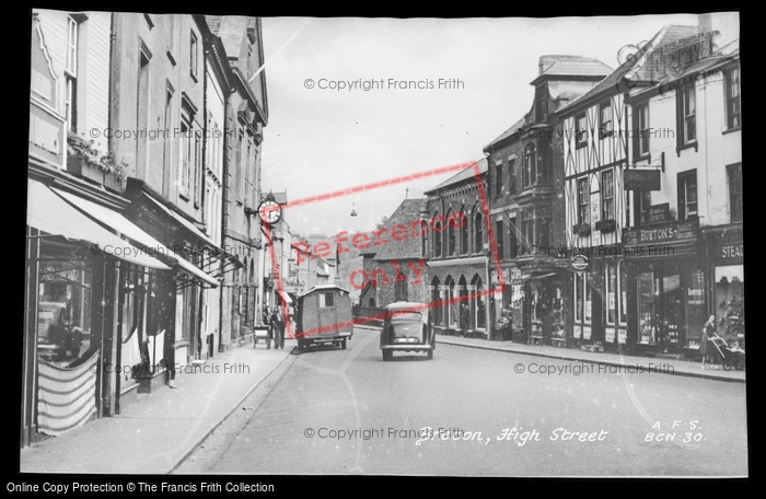Photo of Brecon, High Street c.1955