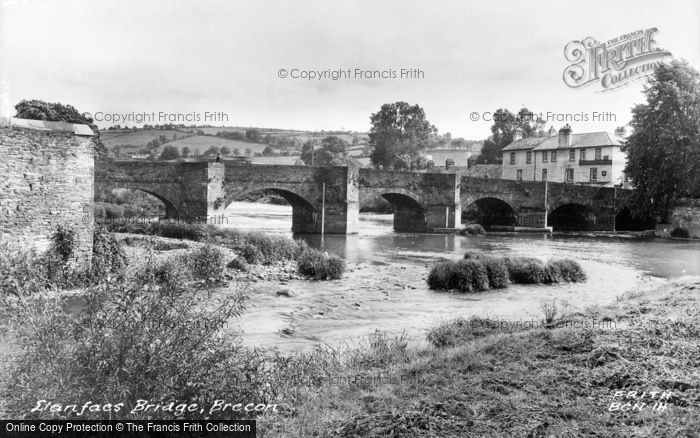 Photo of Brecon, Llanfaes Bridge c.1950