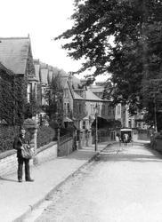 Postman In Alexandra Road 1910, Brecon