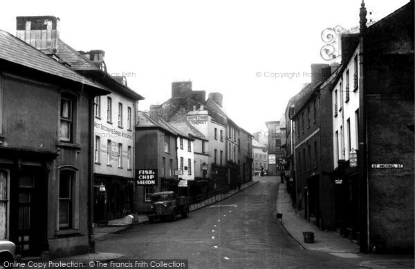 Photo of Brecon, Ship Street c.1955