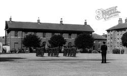 Soldiers At Brecon Barracks c.1960, Brecon