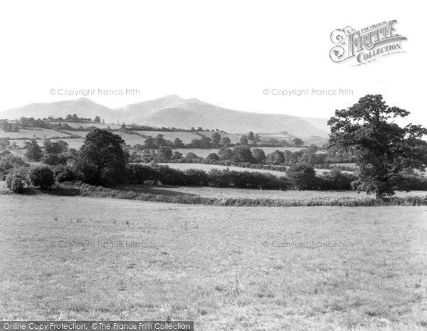 Photo of Brecon, The Beacons From Hay Road c.1965
