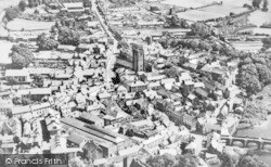 Town, Aerial View c.1955, Brecon