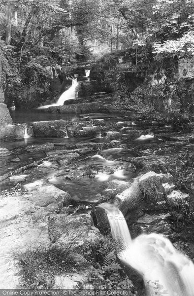 Photo of Brecon, Upper Ffrwdgrech Waterfalls 1910