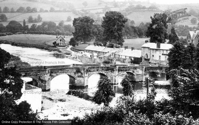 Photo of Brecon, Usk Bridge c.1940