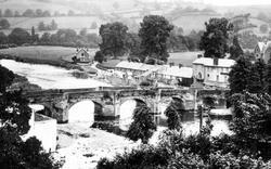 Usk Bridge c.1940, Brecon