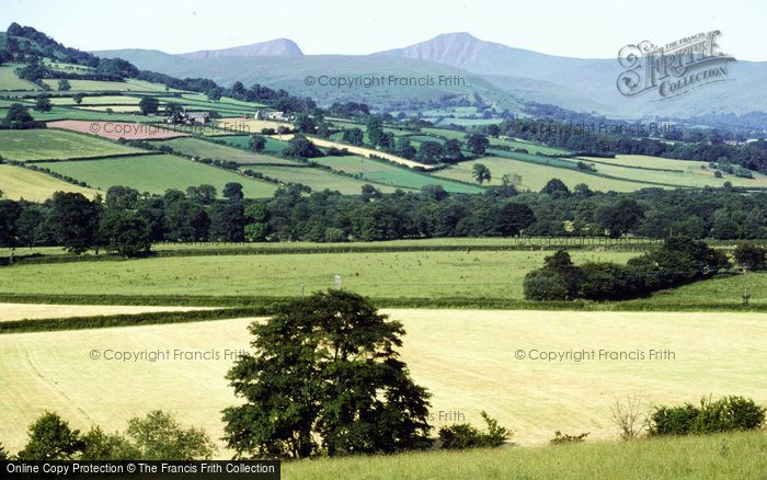 Photo of Brecon, Vale Of Usk, View Towards Pen Y Fan And Y Cribyn 1983