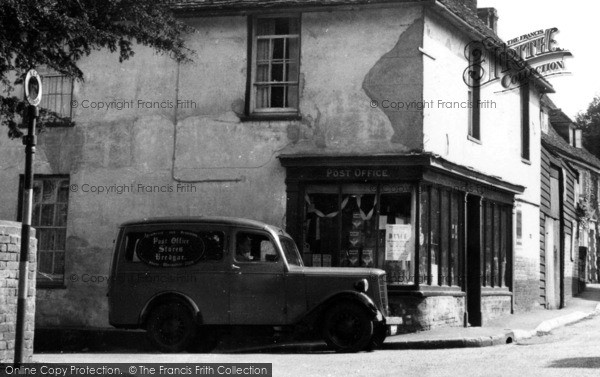 Photo of Bredgar, Post Office And Van c.1955