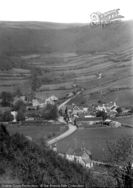 Photo of Brendon, Moors And Village c.1945