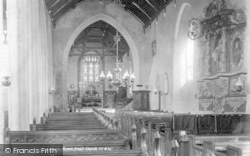 Church Interior 1903, Brent Knoll