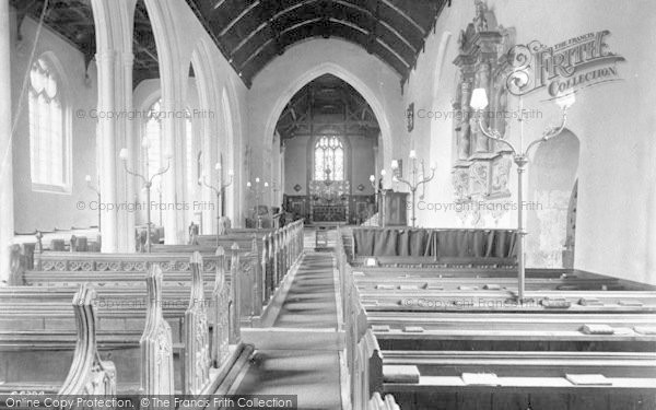 Photo of Brent Knoll, Church Interior 1913