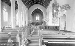 Church Interior 1913, Brent Knoll