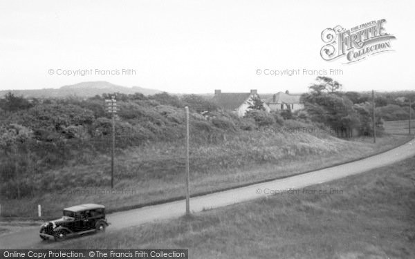 Photo of Brent Knoll, From Berrow c.1950
