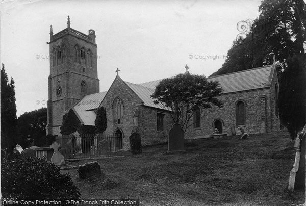 Photo of Brent Knoll, St Michael's Church 1913