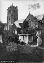 St Michael's Church 1918, Brent Knoll