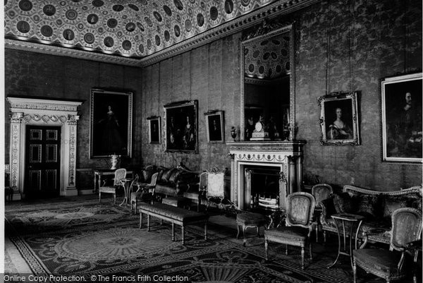 Photo of Brentford, Red Drawing Room, Syon House c.1955
