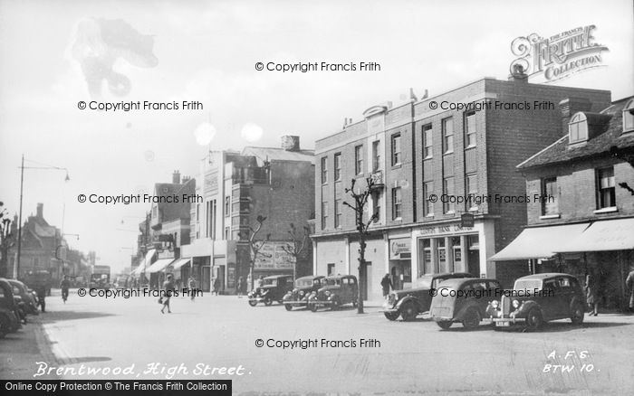 Photo of Brentwood, High Street And Palace Cinema c.1955