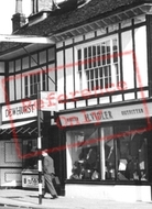 High Street, Butcher And Outfitter c.1955, Brentwood