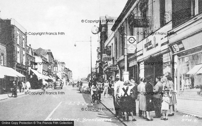 Photo of Brentwood, High Street c.1950