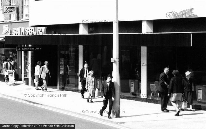Photo of Brentwood, High Street, Sainsbury's Supermarket c.1970