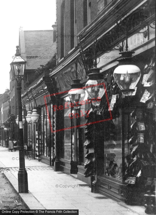 Photo of Brentwood, High Street Shoe Shop 1903