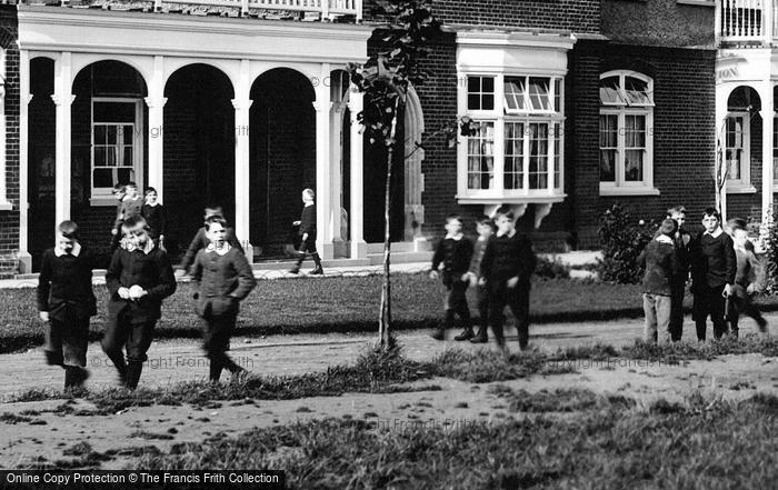Photo of Brentwood, Poplar Training School At Lunch Break 1909