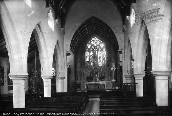 Photo of Brentwood, Roman Catholic Church Interior 1896