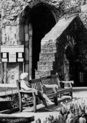 Sitting On The Bench By The Chapel c.1965, Brentwood