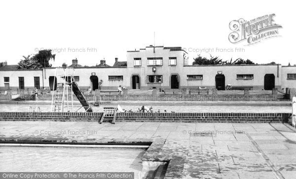 Photo of Brentwood, The Swimming Pool c.1955