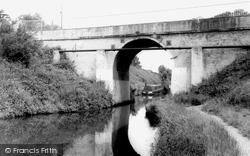 The Canal And Bridge c.1965, Brewood