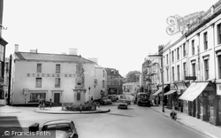 Dunraven Place And Memorial c.1960, Bridgend