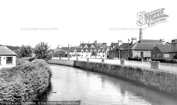 Photo of Bridgend, Hospital And River c.1960