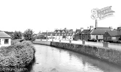 Hospital And River c.1960, Bridgend