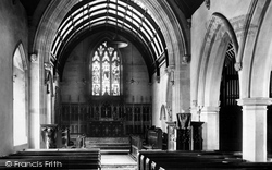 Newcastle Church Interior 1901, Bridgend