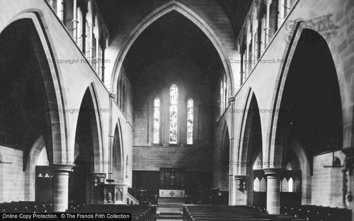 Photo of Bridgend, Nolton, St Mary's Church Interior 1898