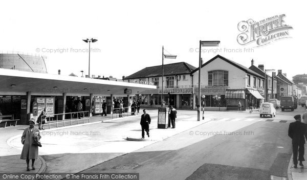 Photo of Bridgend, The Bus Station, Market Street c.1965
