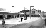 Bridgend, the Bus Station, Market Street c1965