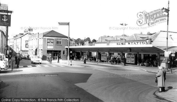 Photo of Bridgend, The Bus Station, Market Street c.1965