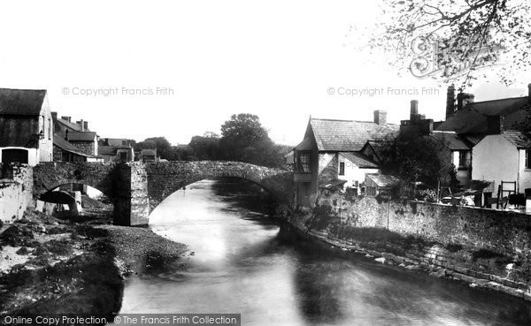 Photo of Bridgend, The Old Stone Bridge 1898