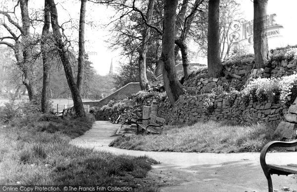 Photo of Bridgend, The Park, Rock Gardens c.1955
