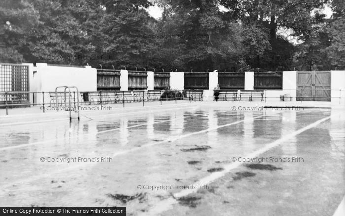 Photo of Bridgend, The Public Swimming Pool c.1955